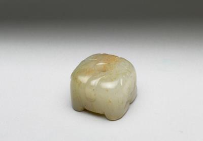 图片[3]-Jade pei pendant in the shape of a tiger, Ming to Qing dynasty (1368-1911)-China Archive